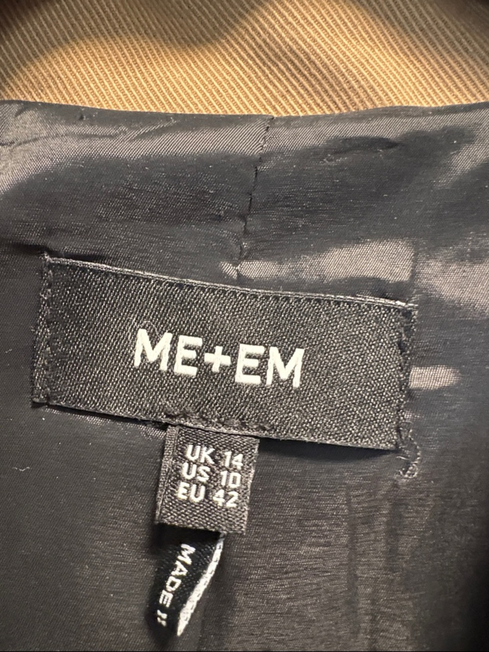 ME+EM Cotton fitted Utility Jacket - Picture 8 of 11